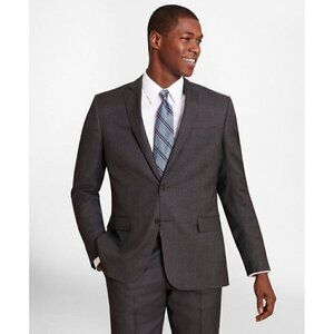 NWOT Brooks Brothers Regent Grey Wool Suit Jacket 43R